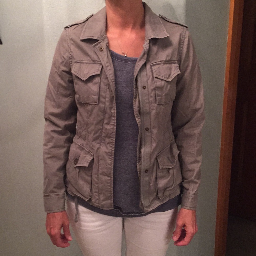 Forest green utility jacket!